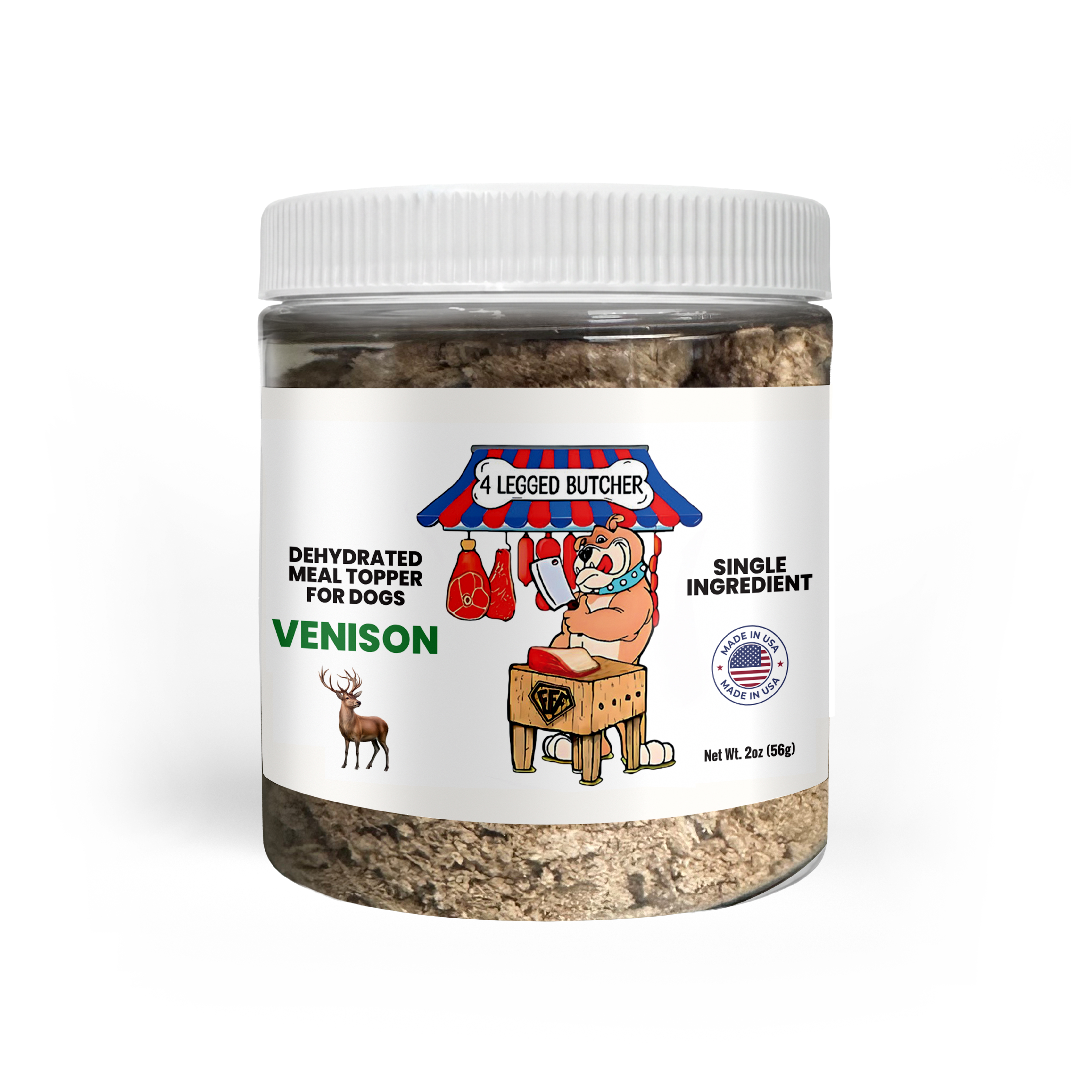 DEHYDRATED MEAL TOPPER FOR DOGS (VENISON)