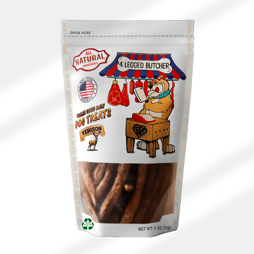 FREEZE DRIED 100% RAW VENISON DOG TREATS