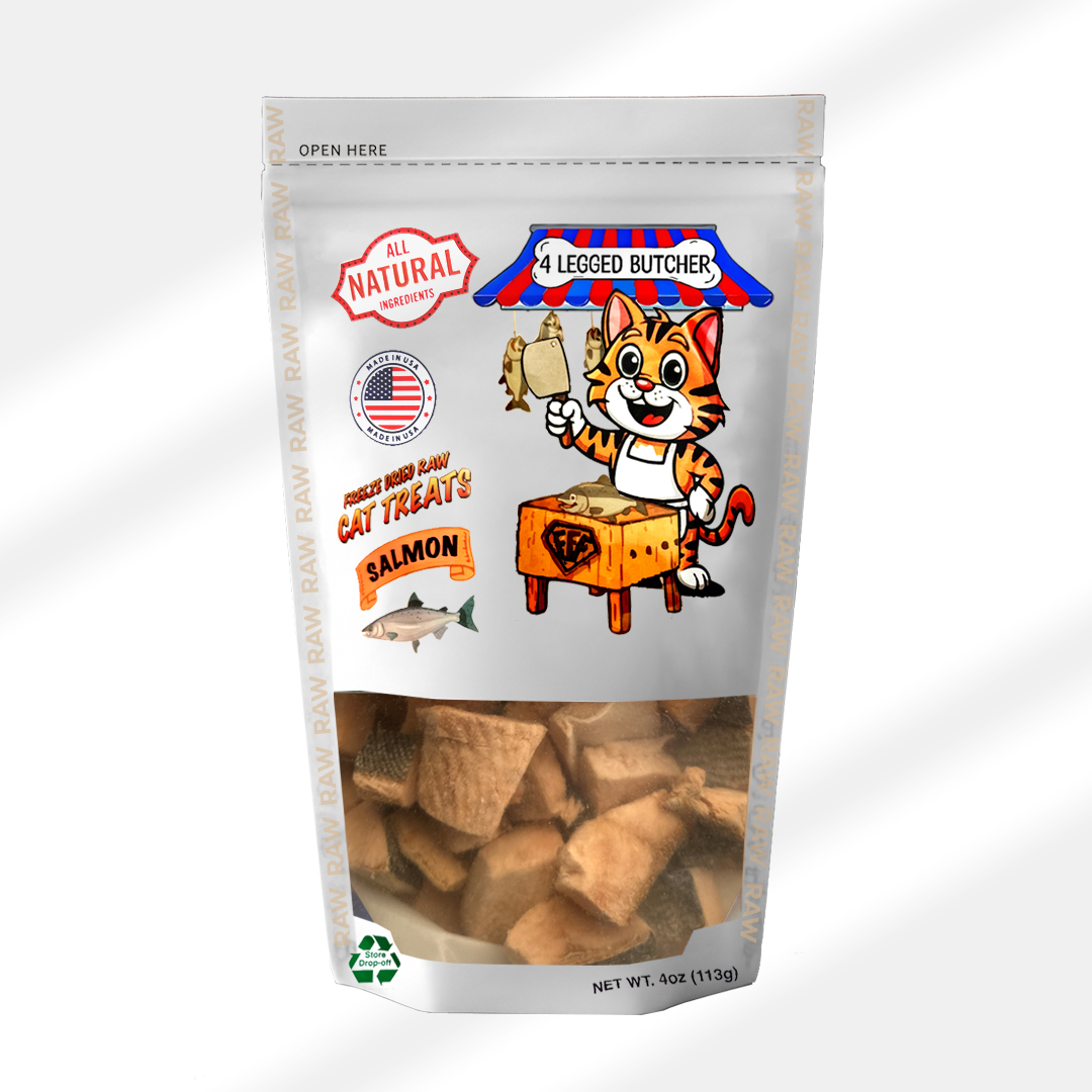 FREEZE DRIED 100% RAW SALMON CAT TREATS