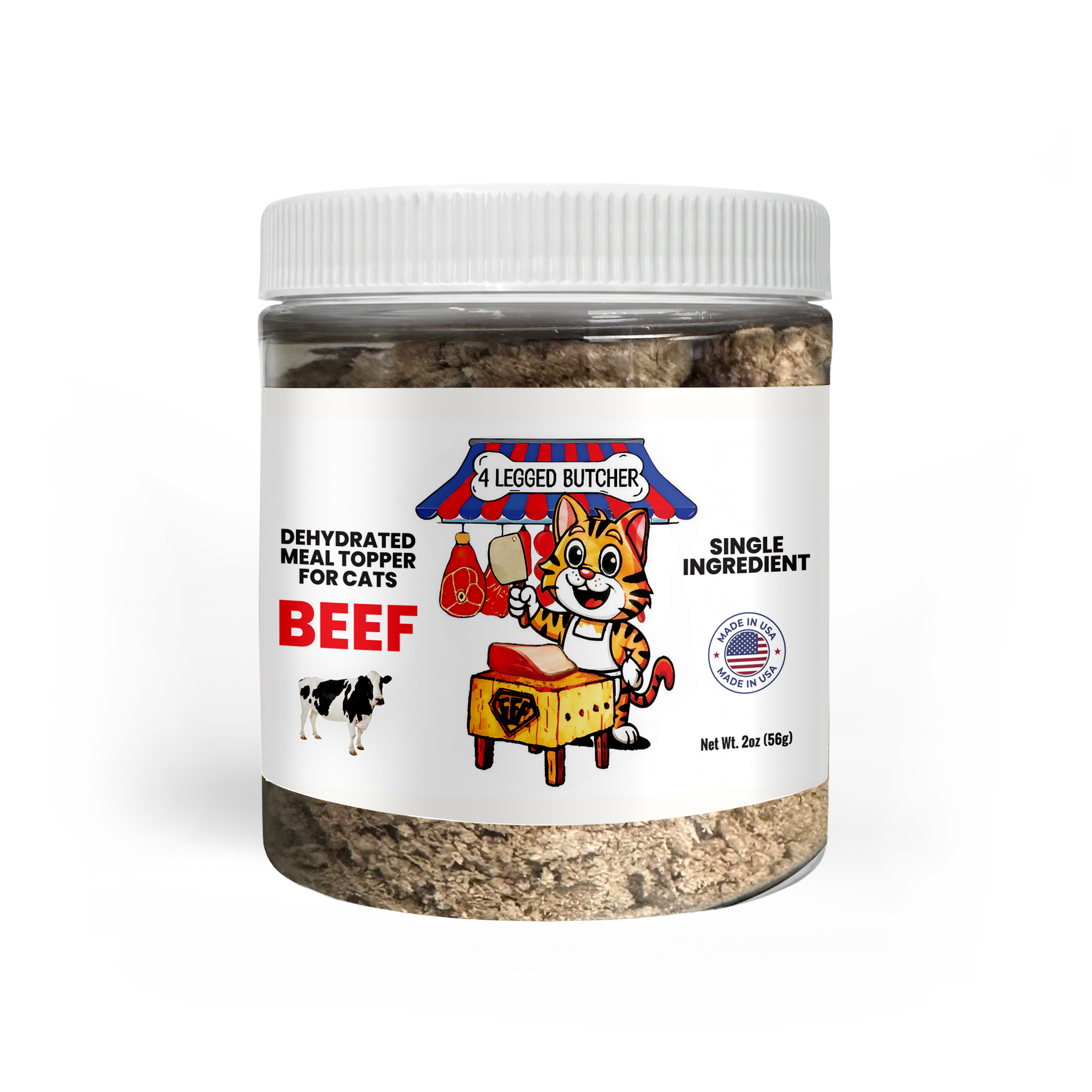 DEHYDRATED MEAL TOPPER FOR CATS (BEEF)