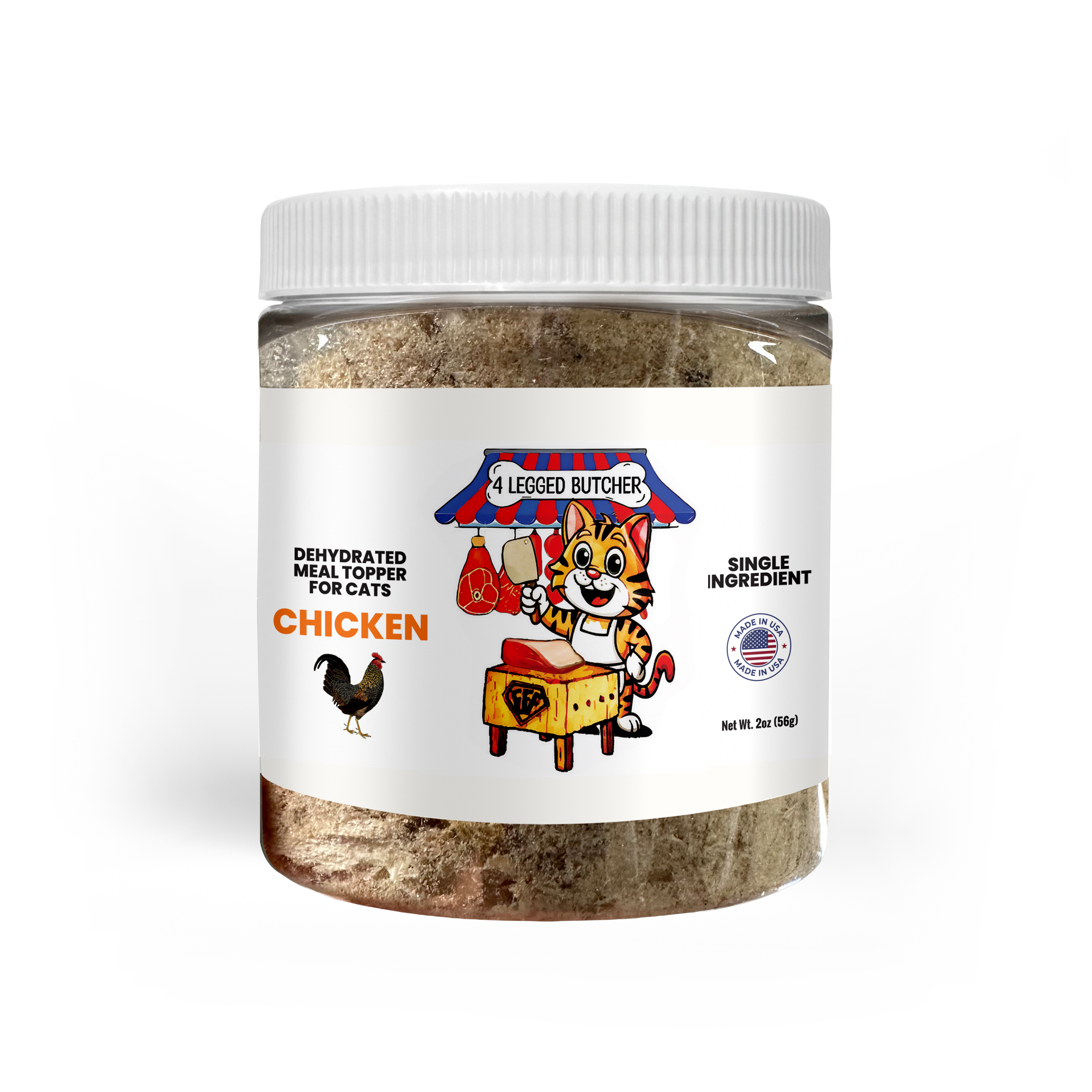 DEHYDRATED MEAL TOPPER FOR CATS (CHICKEN)