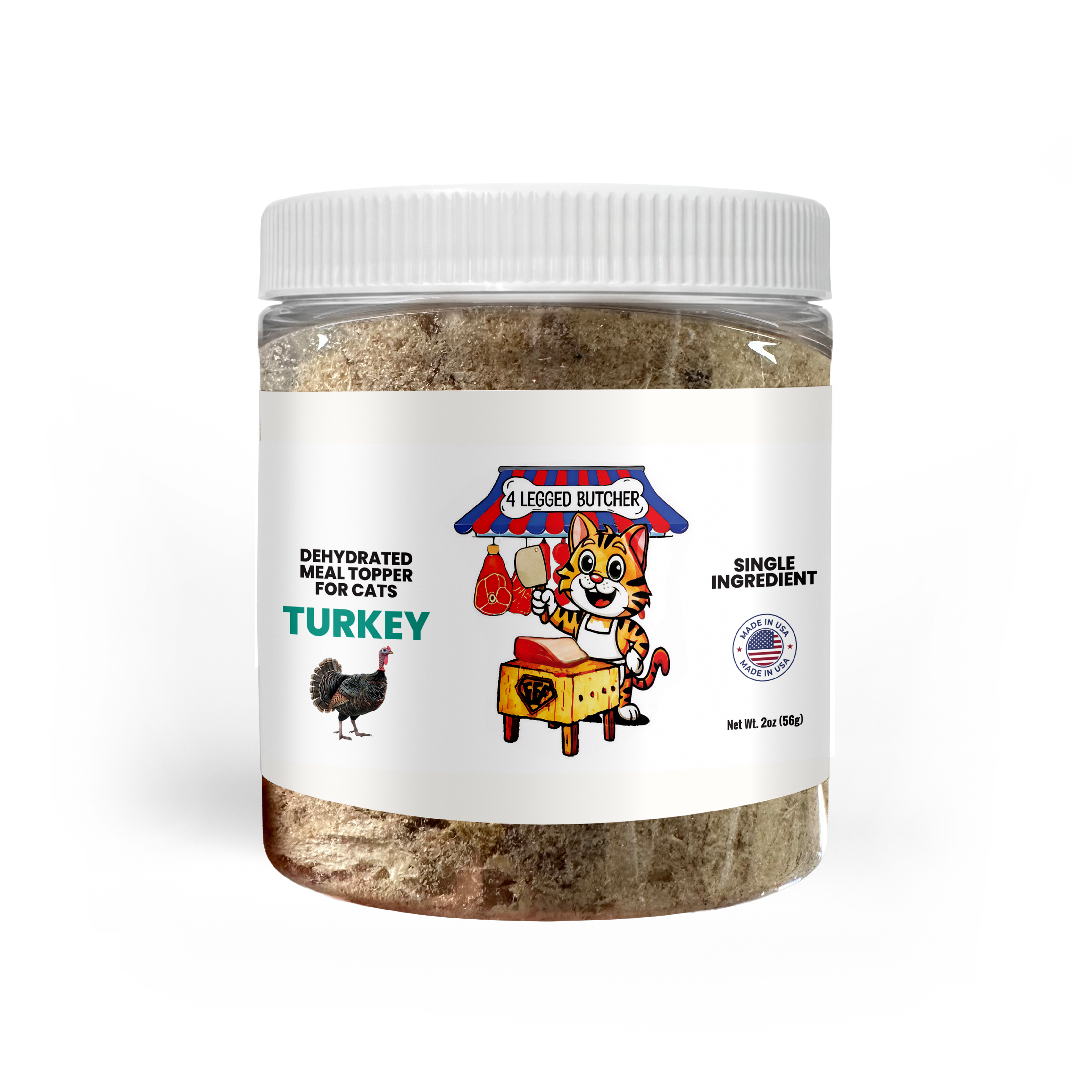 DEHYDRATED MEAL TOPPER FOR CATS (TURKEY)