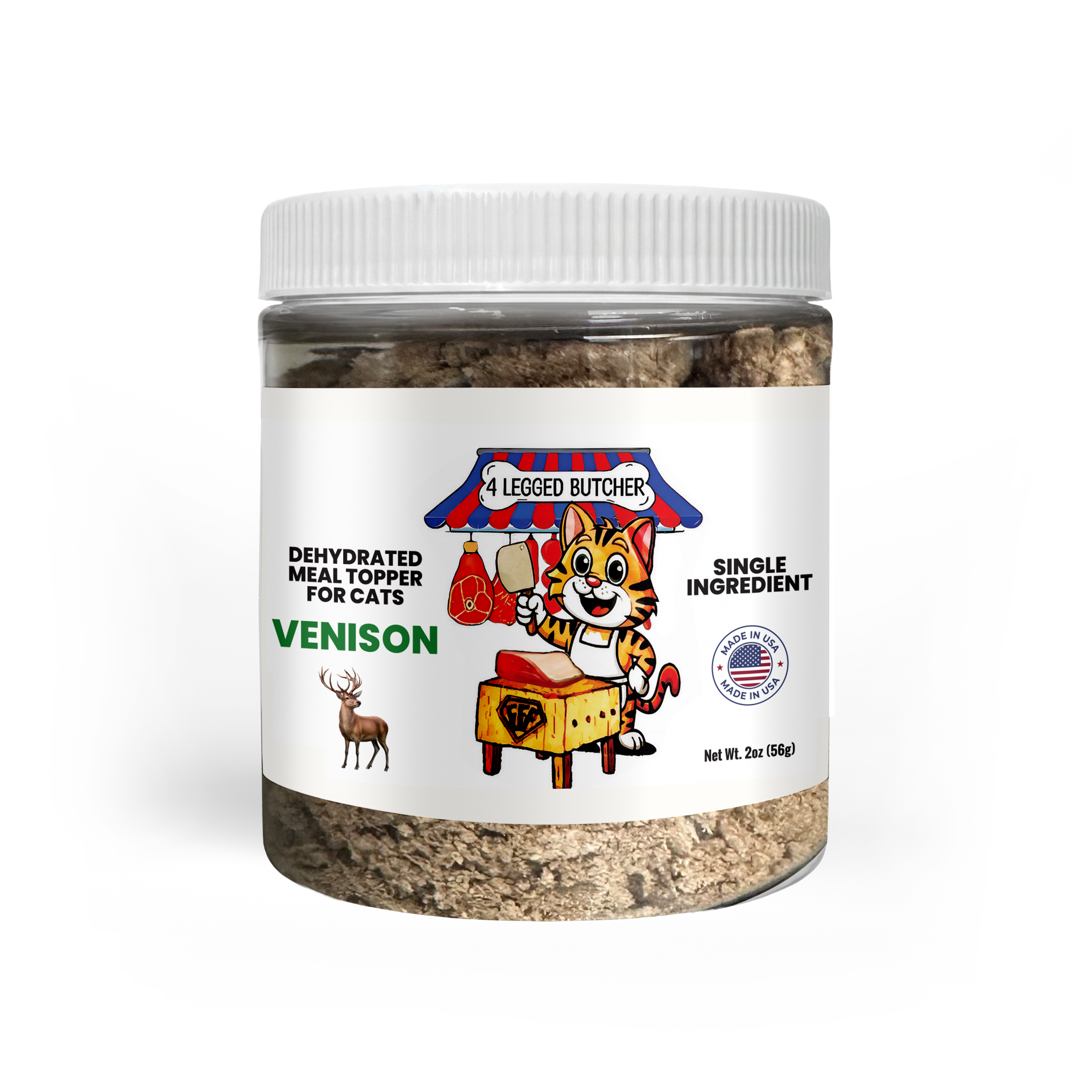 DEHYDRATED MEAL TOPPER FOR CATS (VENISON)