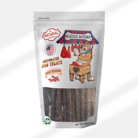DEHYDRATED DOG TREATS BEEF STICKS