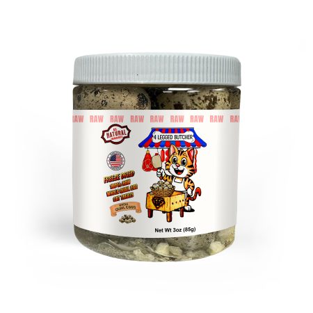 Freeze Dried 100% Raw Whole Quail Egg Cat Treats